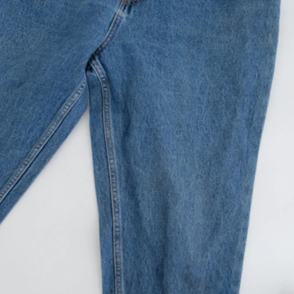 Vintage 90's L.A. Blue Jeans Blue High Waisted Straight Tapered Denim  Jeans - Picture 7 of 15